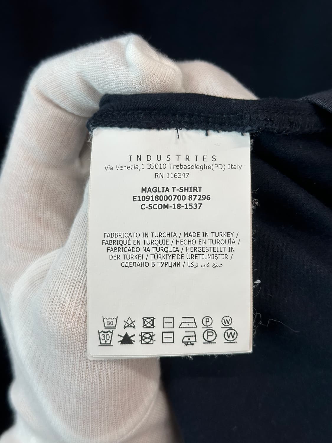 (2XL) 몽클레어 로고 밴딩 티셔츠 상품이미지6