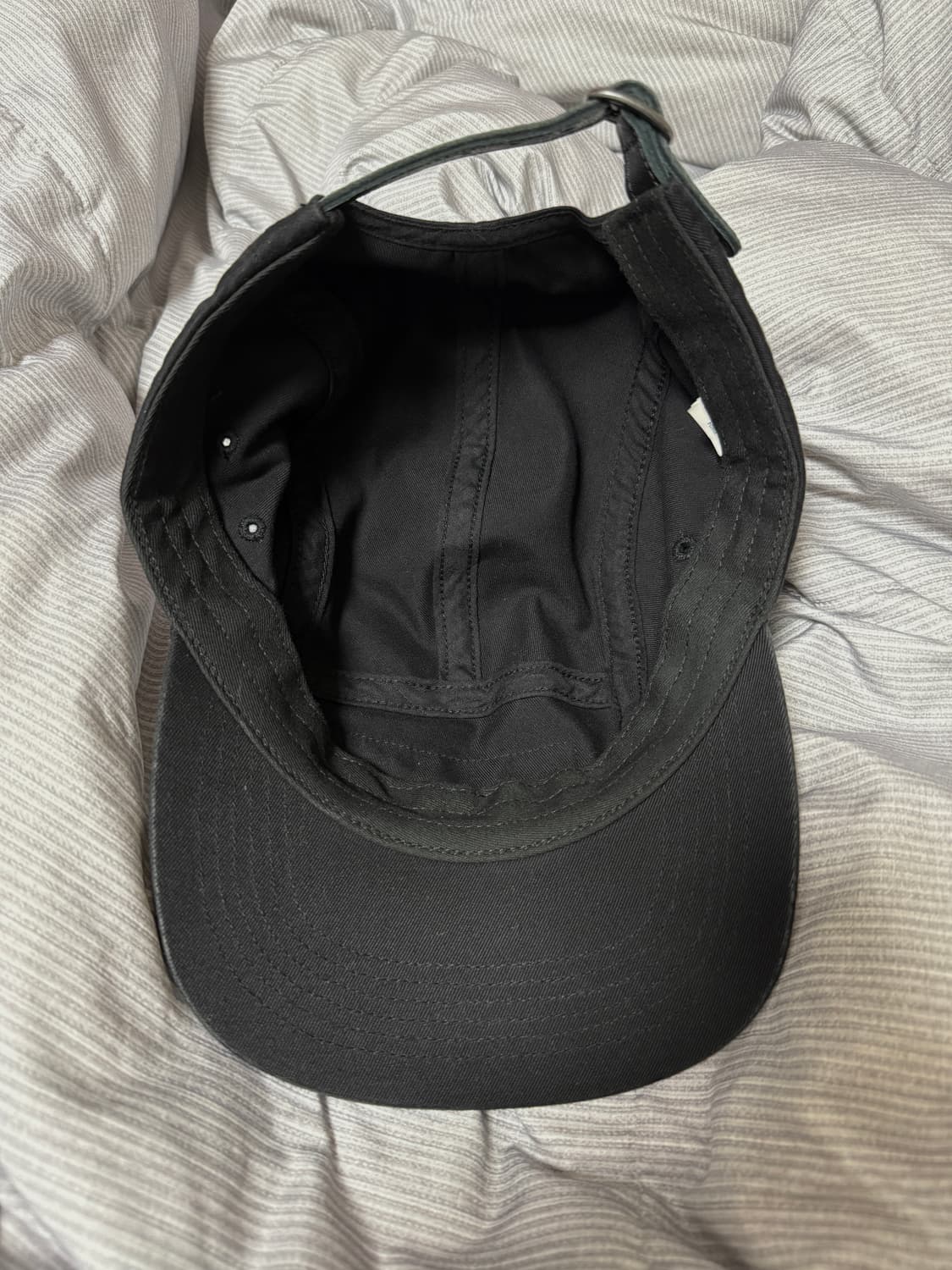 슈프림 워시드 치노 트윌 캠프캡 블랙 상품이미지4