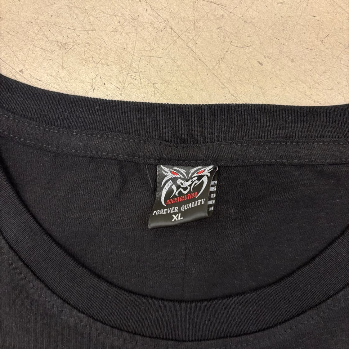 빈티지 블랙사바스 the end 프린팅 반팔티 상품이미지3