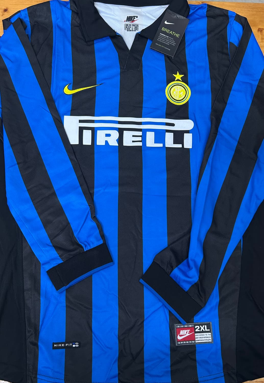 레트로 인터밀란 호나우두 유니폼 긴팔 상품이미지1