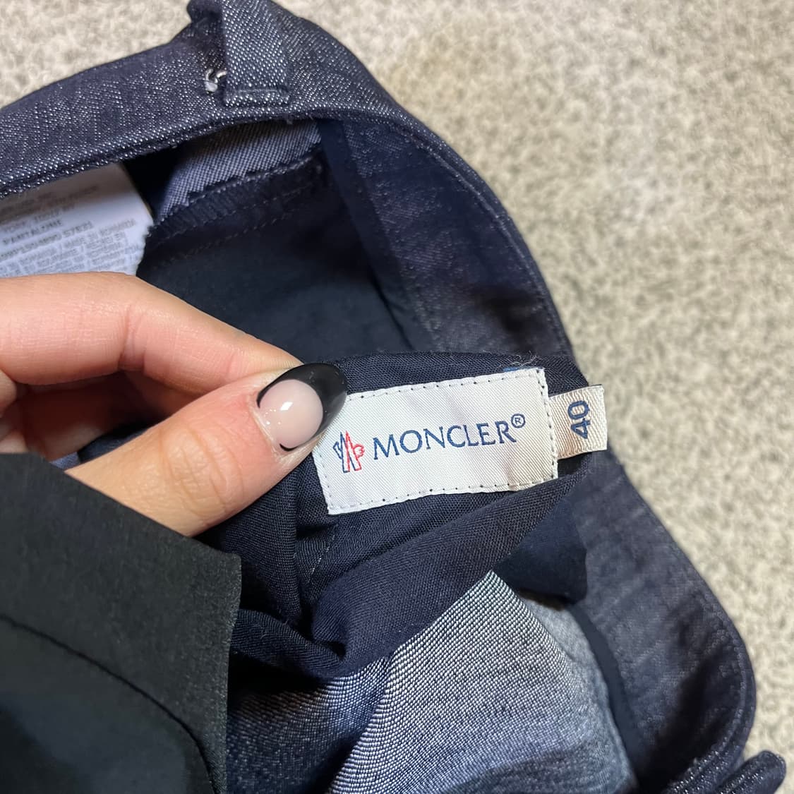 몽클레어 셀비지 데님 팬츠 상품이미지2