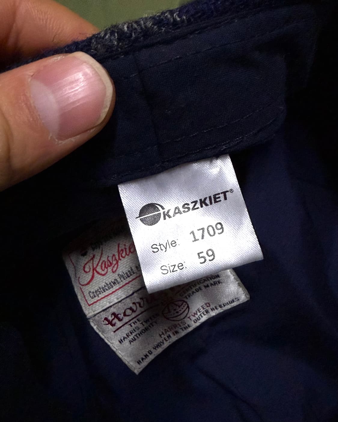 Kaszkiet 해리스트위드 울 헌팅캡 59 상품이미지6