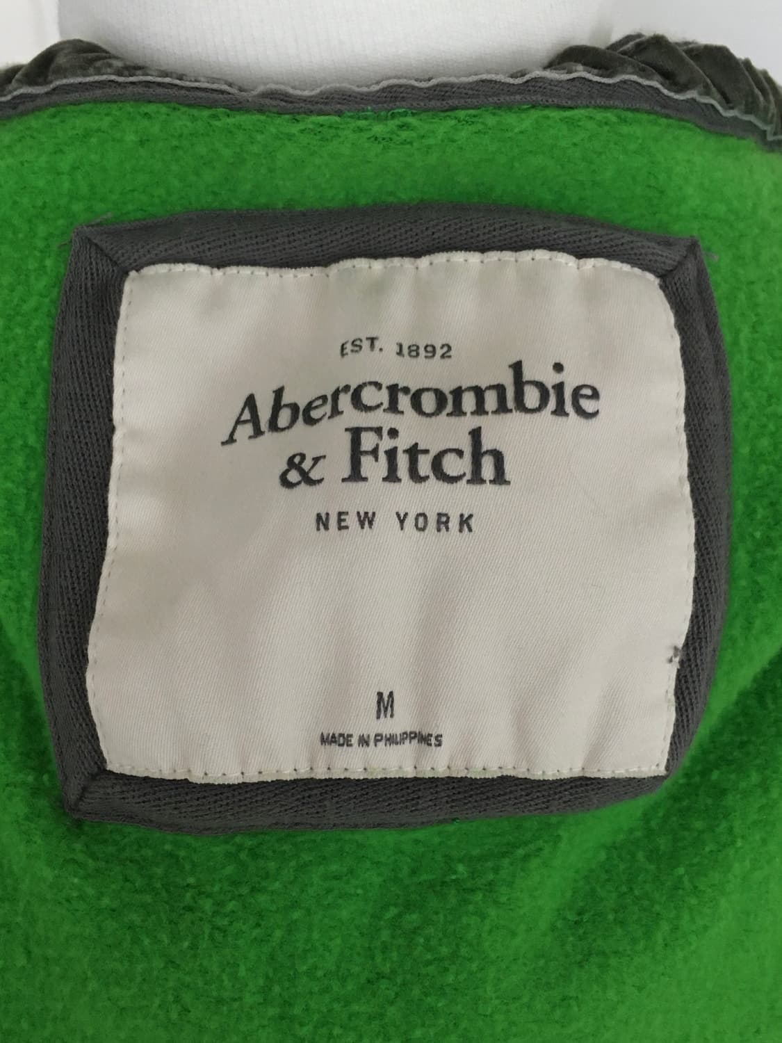 아베크롬비 y2k 그린 후드집업 상품이미지3