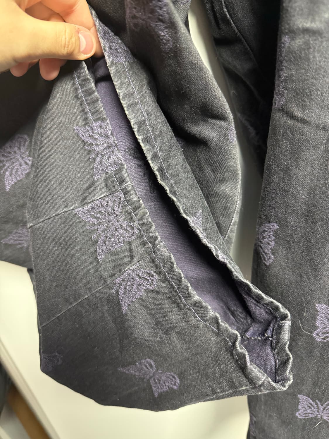 니들스 10온스 데님 빠삐용 hd 팬츠 블랙 상품이미지4