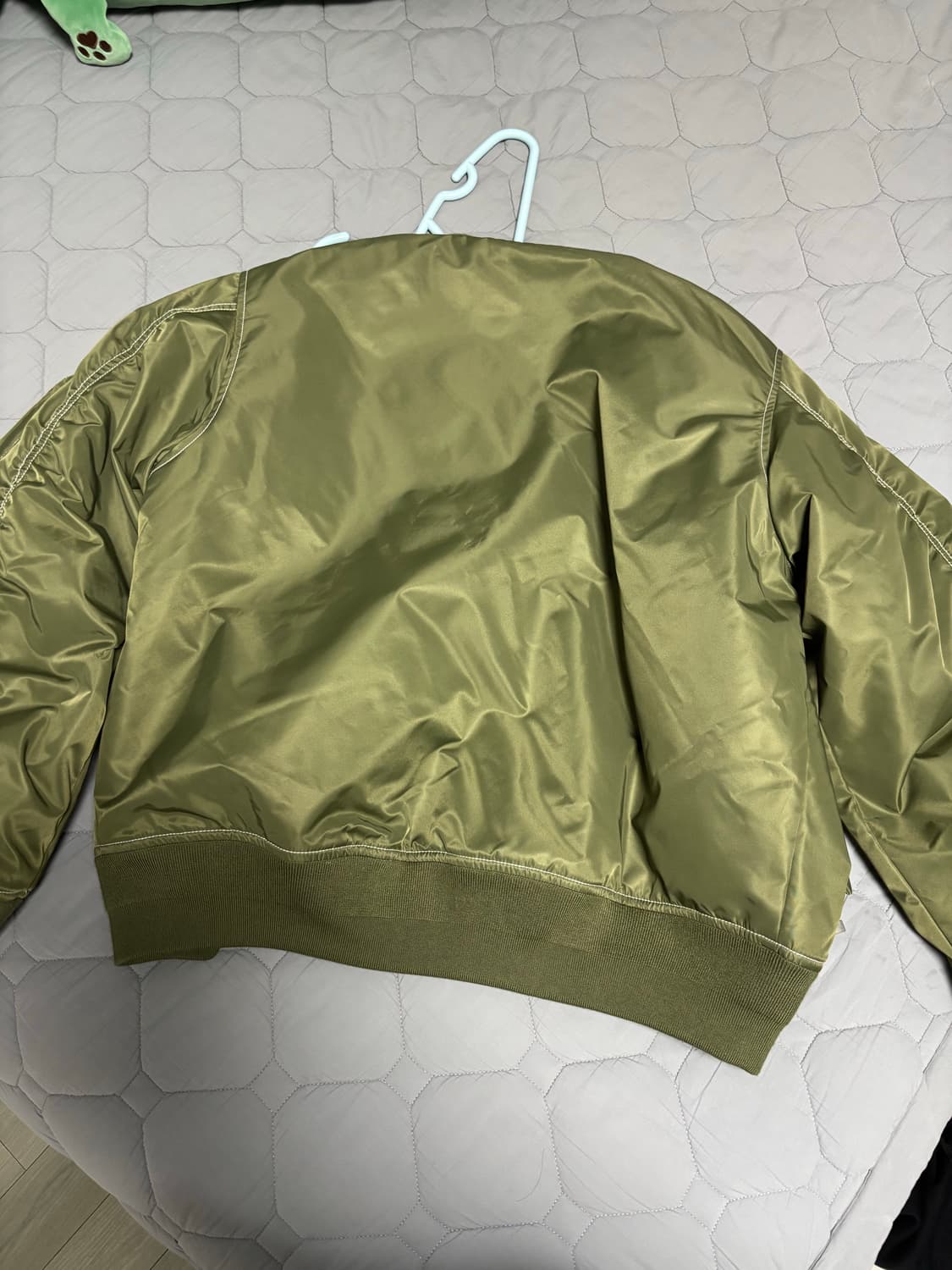 스투시 리버시블 봄버 자켓 올리브 상품이미지4