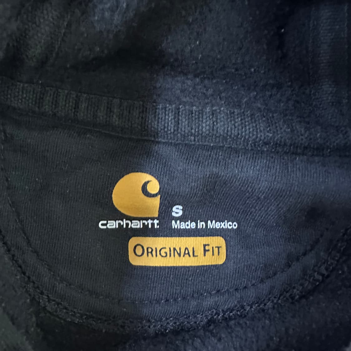 S 칼하트 로고 후드 스웨트셔츠 0401D 상품이미지2
