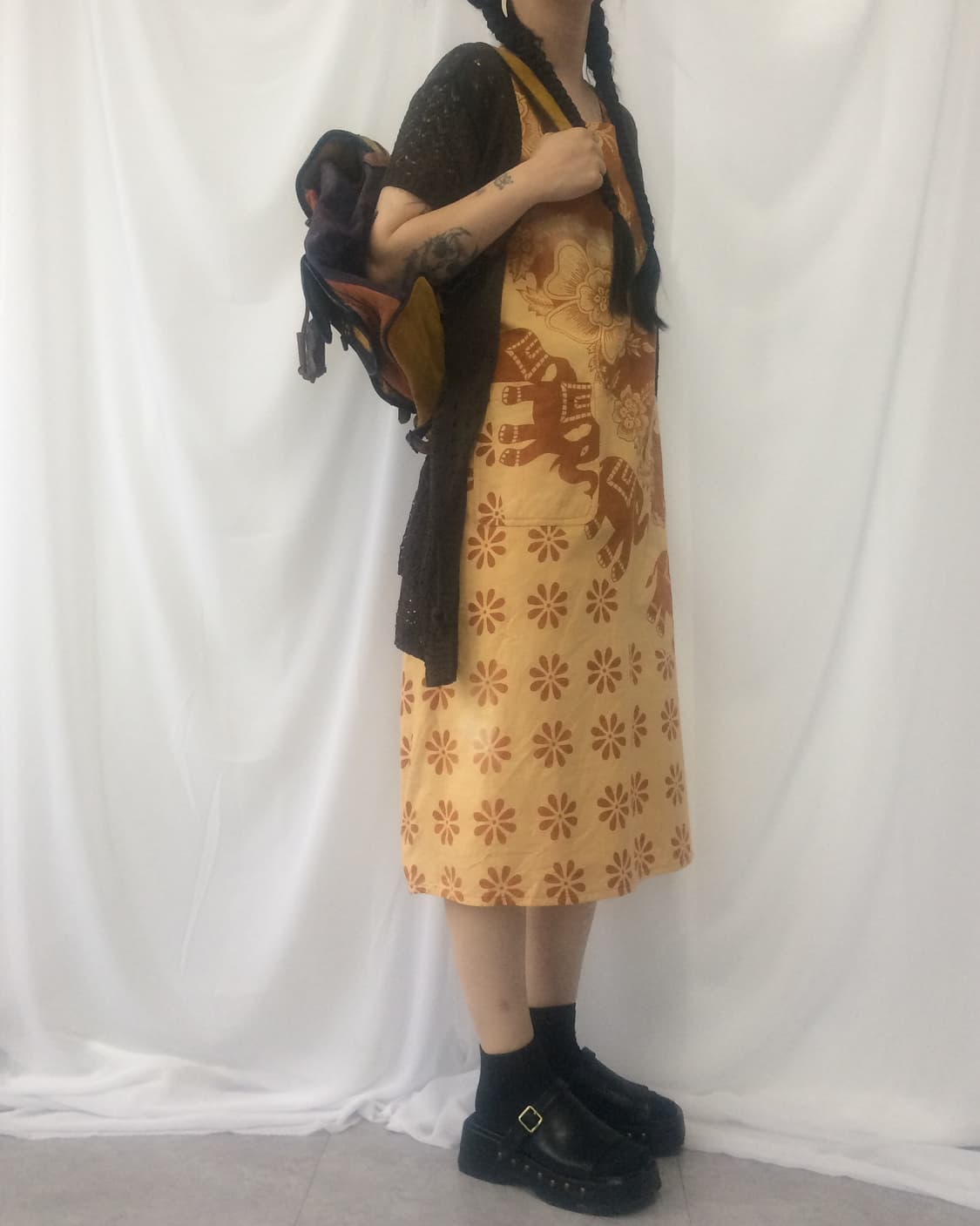 Ethnic pattern apron 상품이미지8