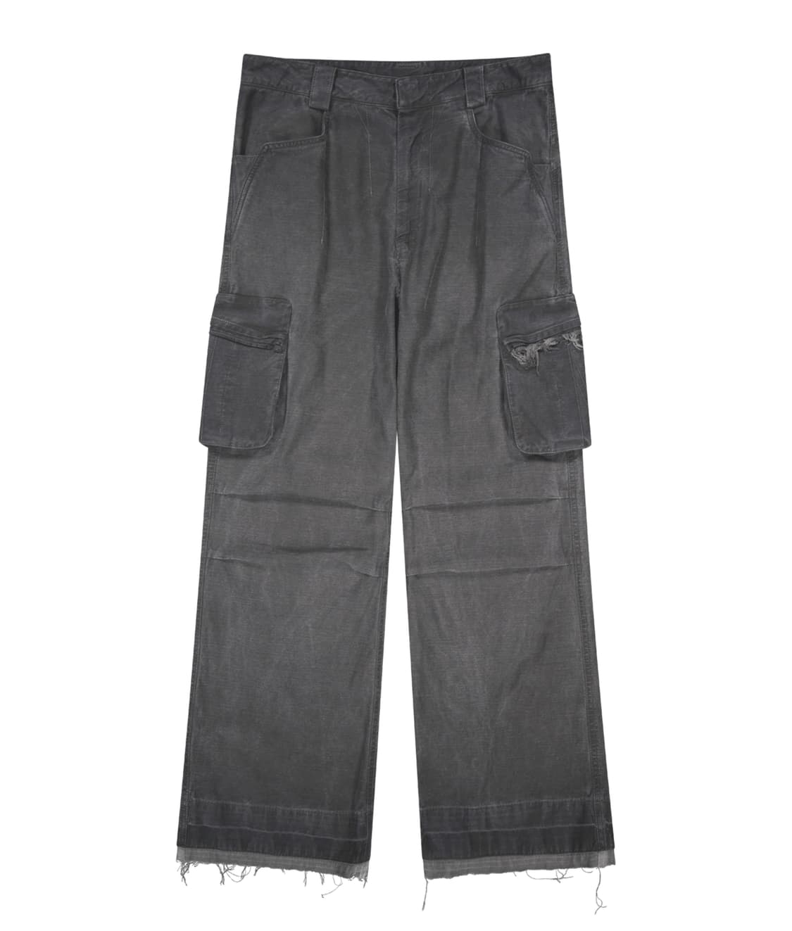 [M] Xlim ep8 03 trousers 데님카고팬츠 블랙 엑슬림 상품이미지1