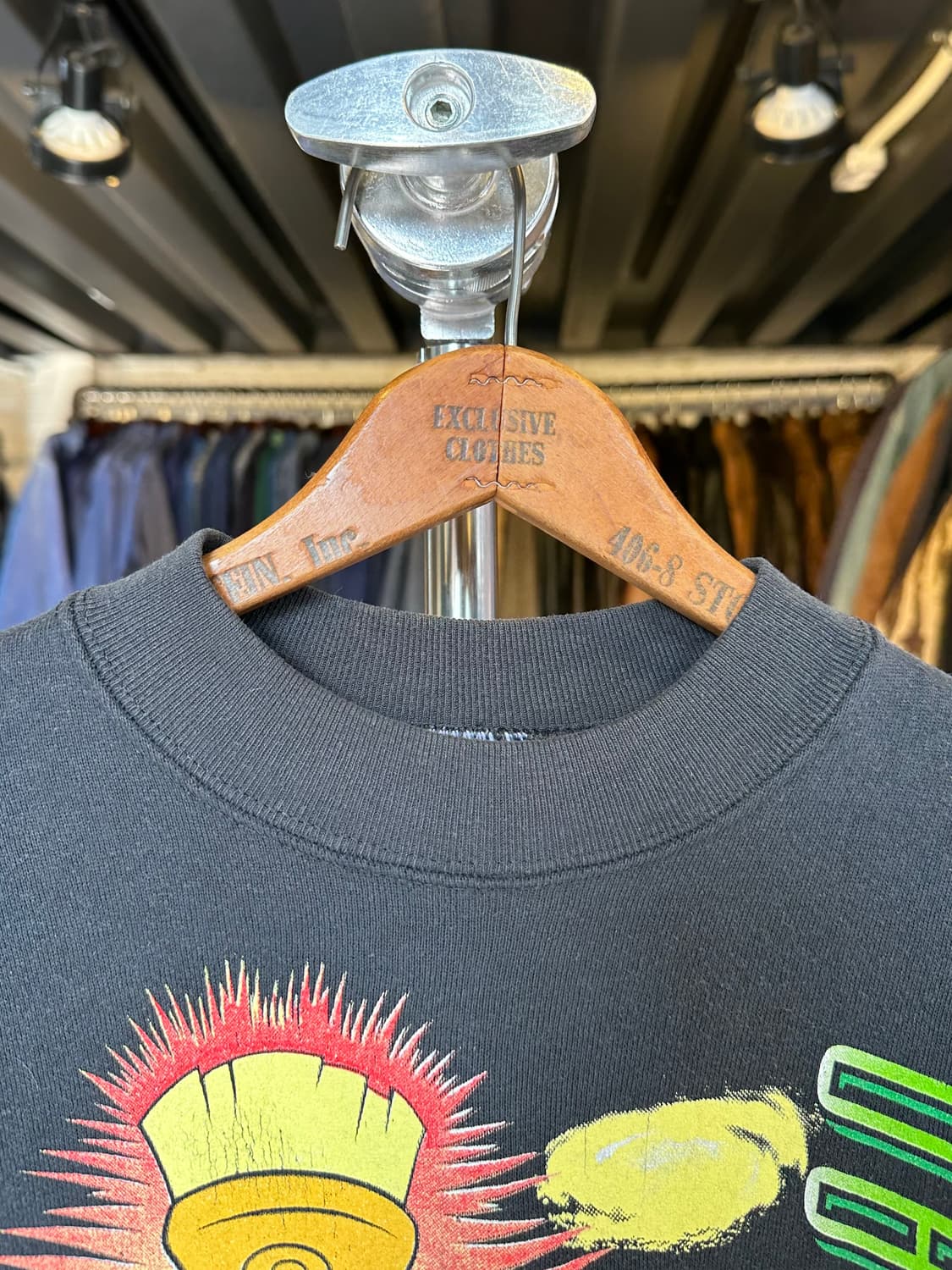 90s 루니툰 화성인 마빈 프린팅 스웻셔츠 made in usa 상품이미지2