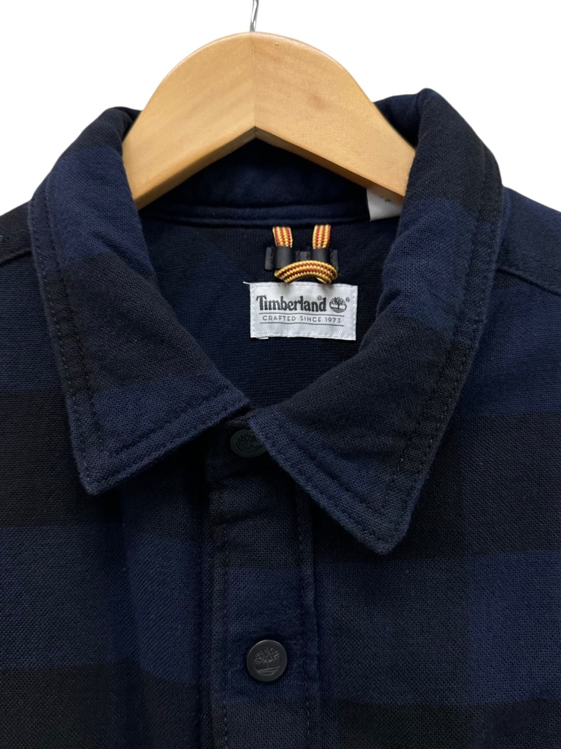 팀버랜드 기모 체크셔츠 네이비&블랙 (L) 상품이미지3