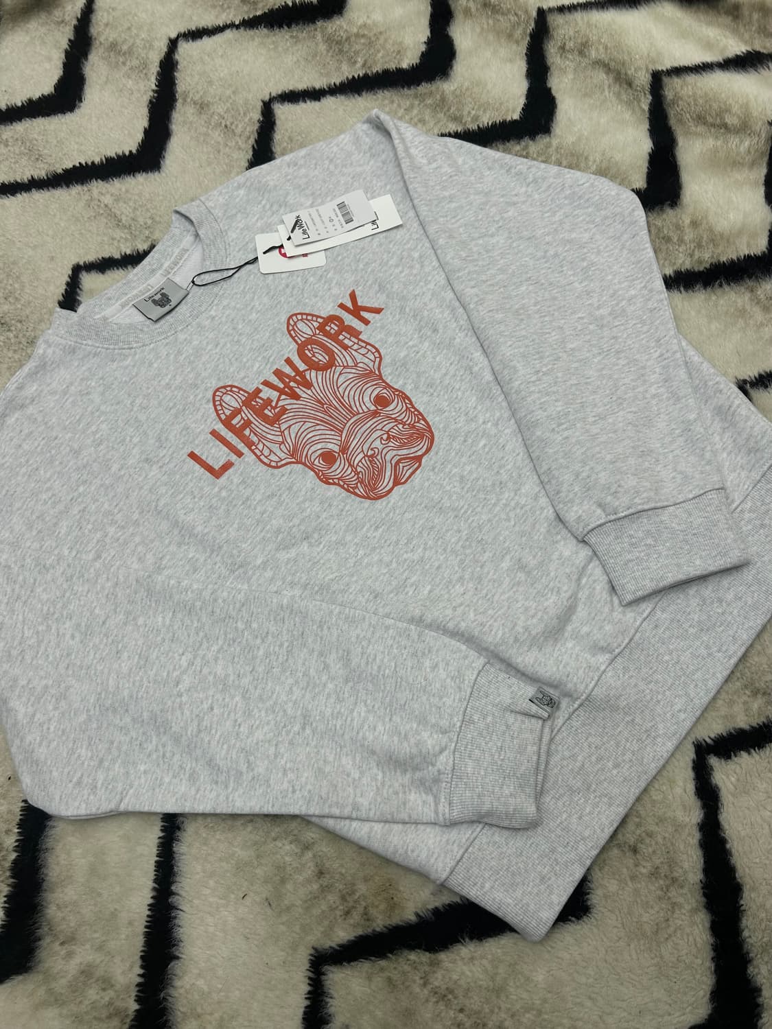 [S]라이프워크 라독 맨투맨/라이트그레이 상품이미지2