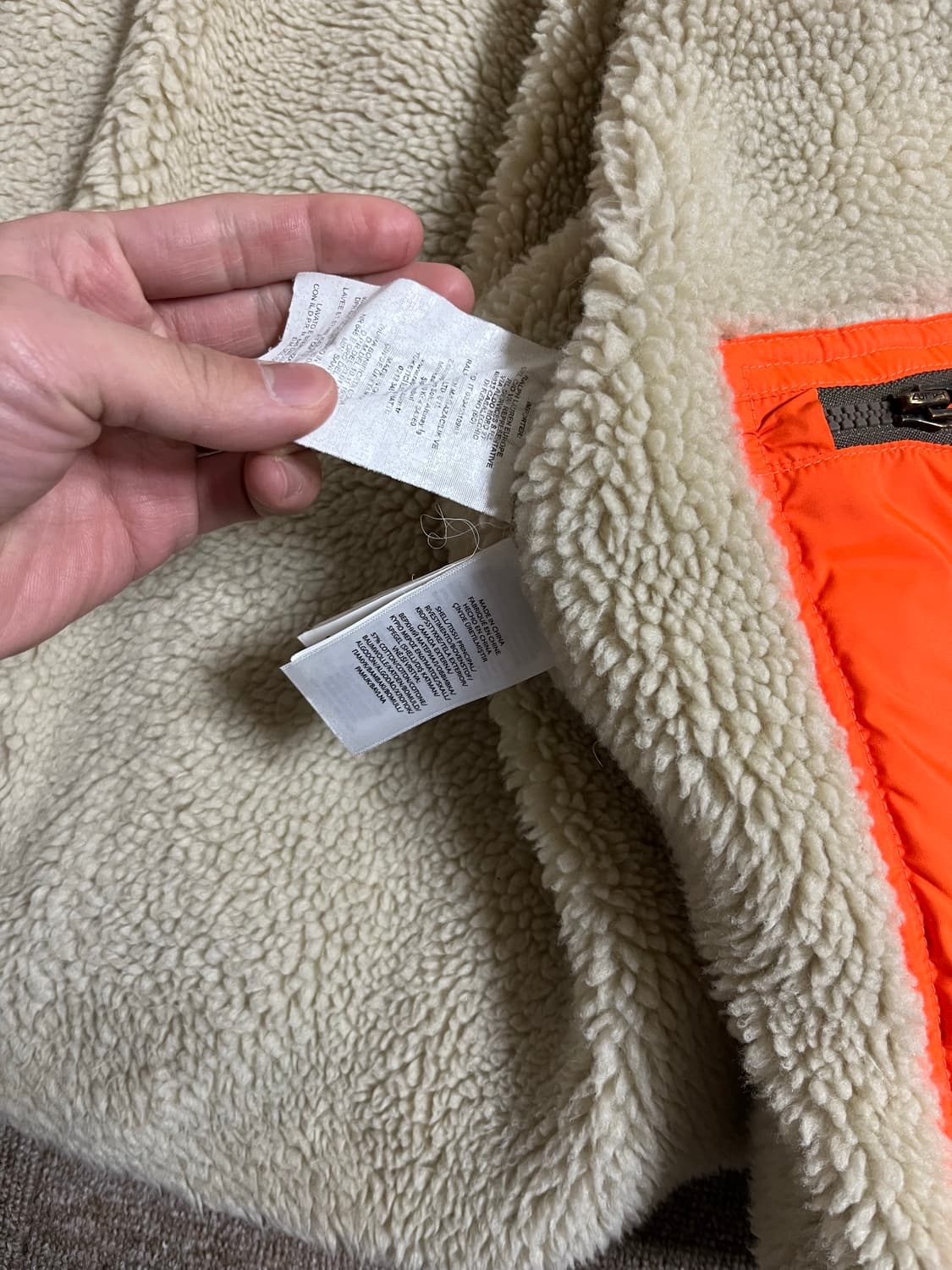 폴로 랄프로렌 퀄팅 양털 자켓 사이즈 M 상품이미지9