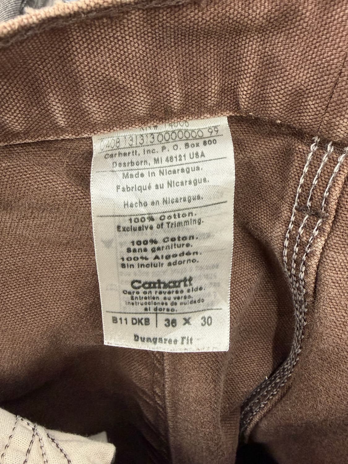 00s 칼하트 dkb 덩가리 싱글니 카펜터 팬츠 상품이미지7
