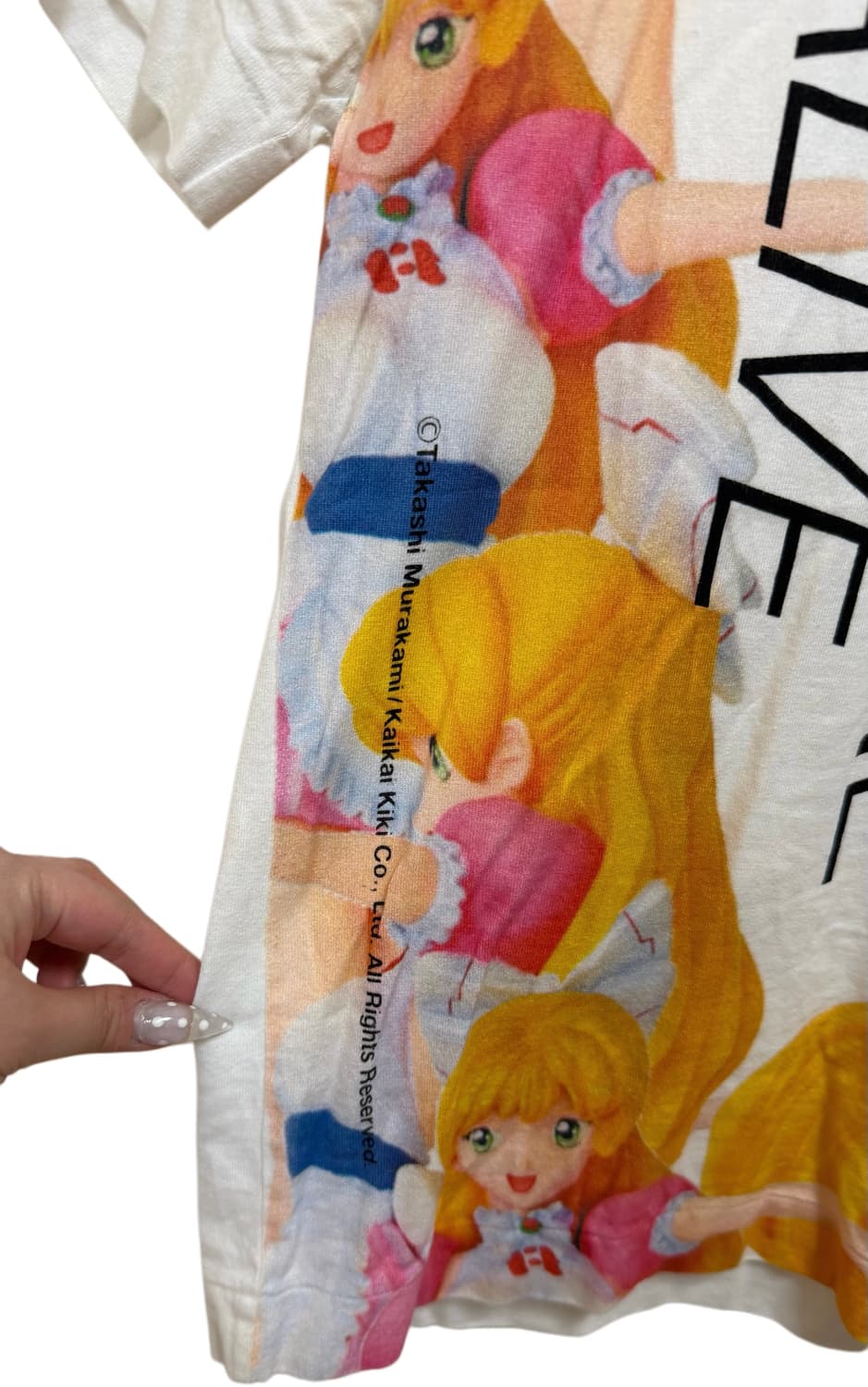 무라카미타카시 꼼데가르송 보그 콜라보 그래픽 티셔츠 상품이미지4