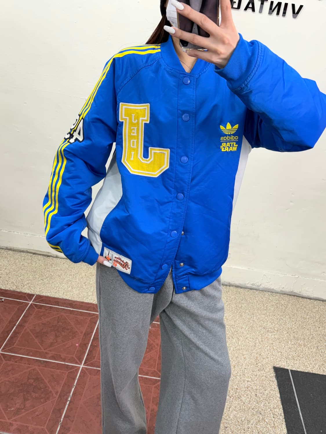 아디다스 스타워즈 블루종 블루 상품이미지2