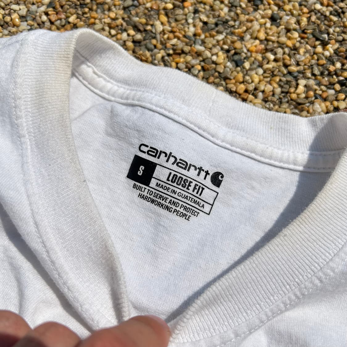 칼하트(Carhartt) 화이트 반팔 티셔츠 상품이미지4