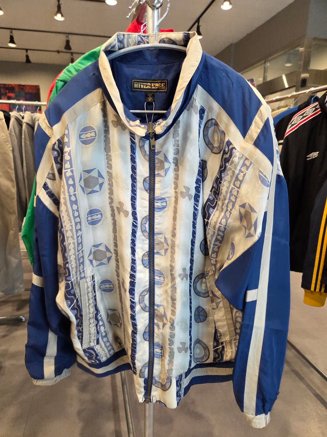 Real 90s 빈티지 실크 봄버자켓 상품이미지1