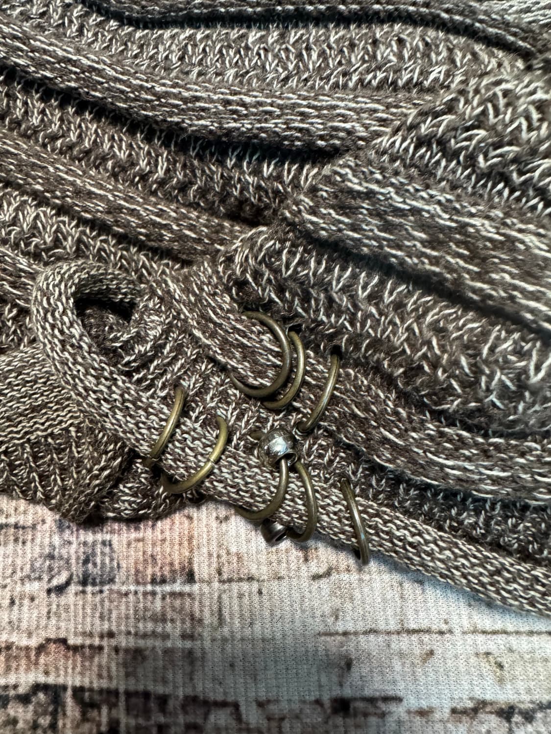 00s Vintage Ring Knit Beanie 상품이미지3