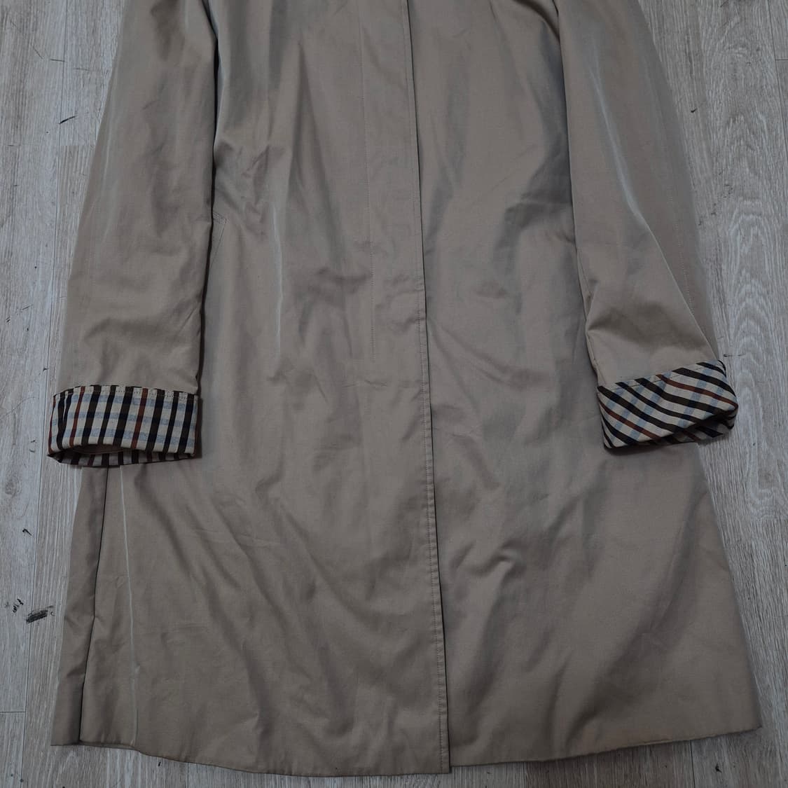 닥스 런던 여성 체크 안감 싱글 맥코트 85-160 상품이미지3