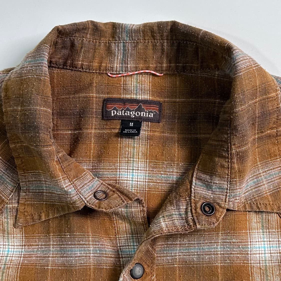 파타고니아 플란넬 체크 웨스턴 셔츠 상품이미지6
