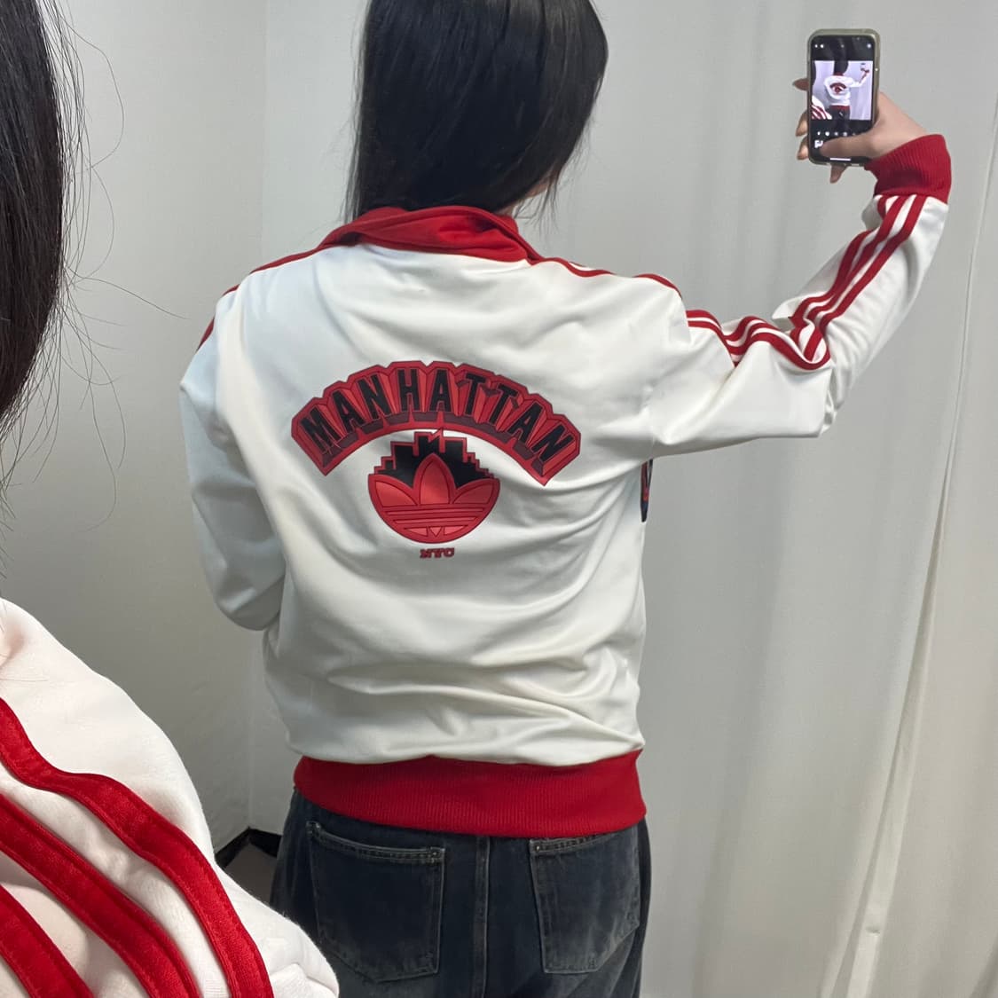 Adidas Manhattan Red & White Jersey 상품이미지4