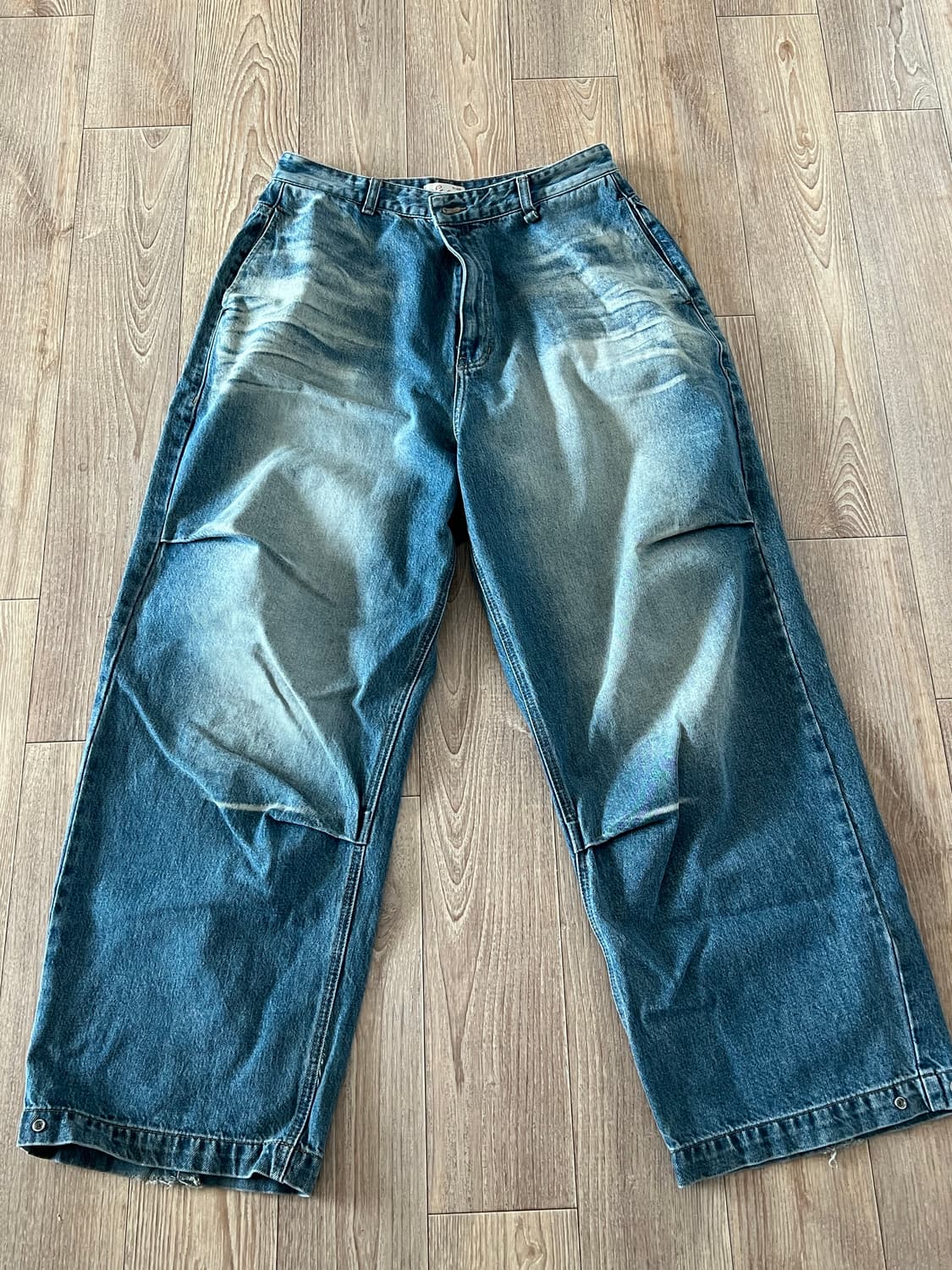 Etce 워시드 배기진 상품이미지1