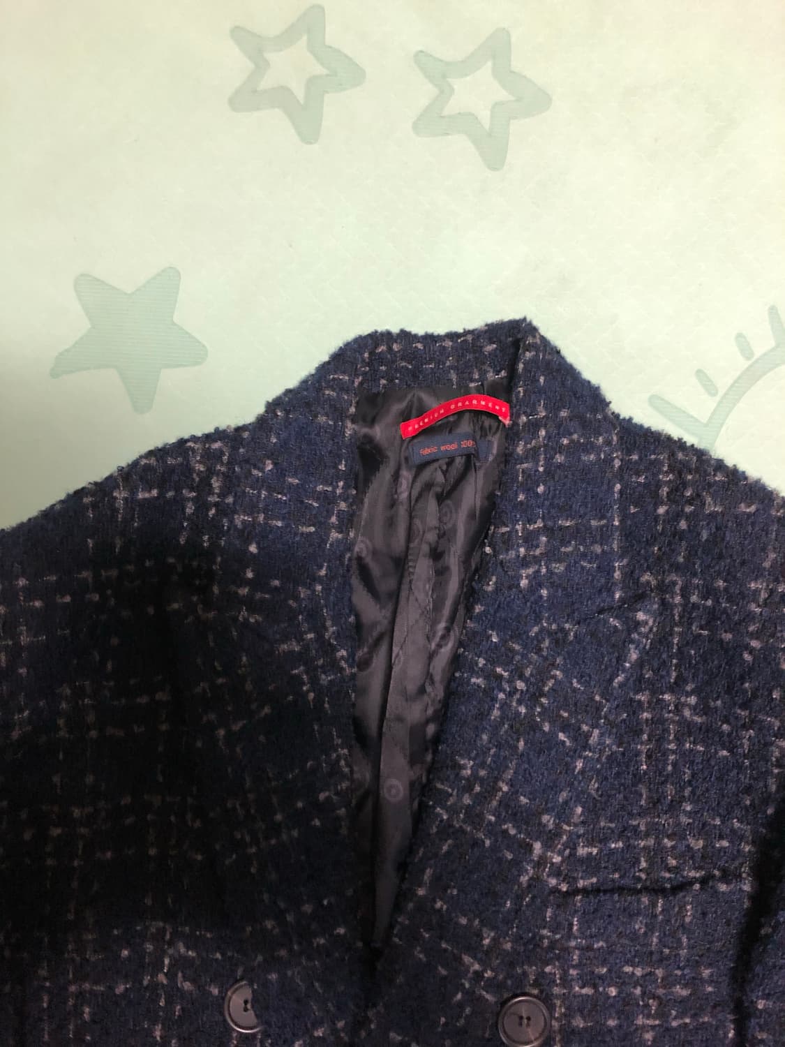 (초특가)편집샵 더블브레스트 헤링본 더블코트/몽클레어 타임 솔리드시스템 상품이미지4