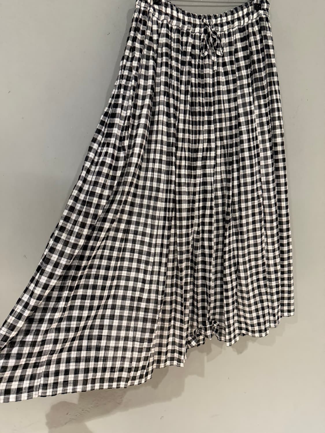 check pattern long skirt 상품이미지7