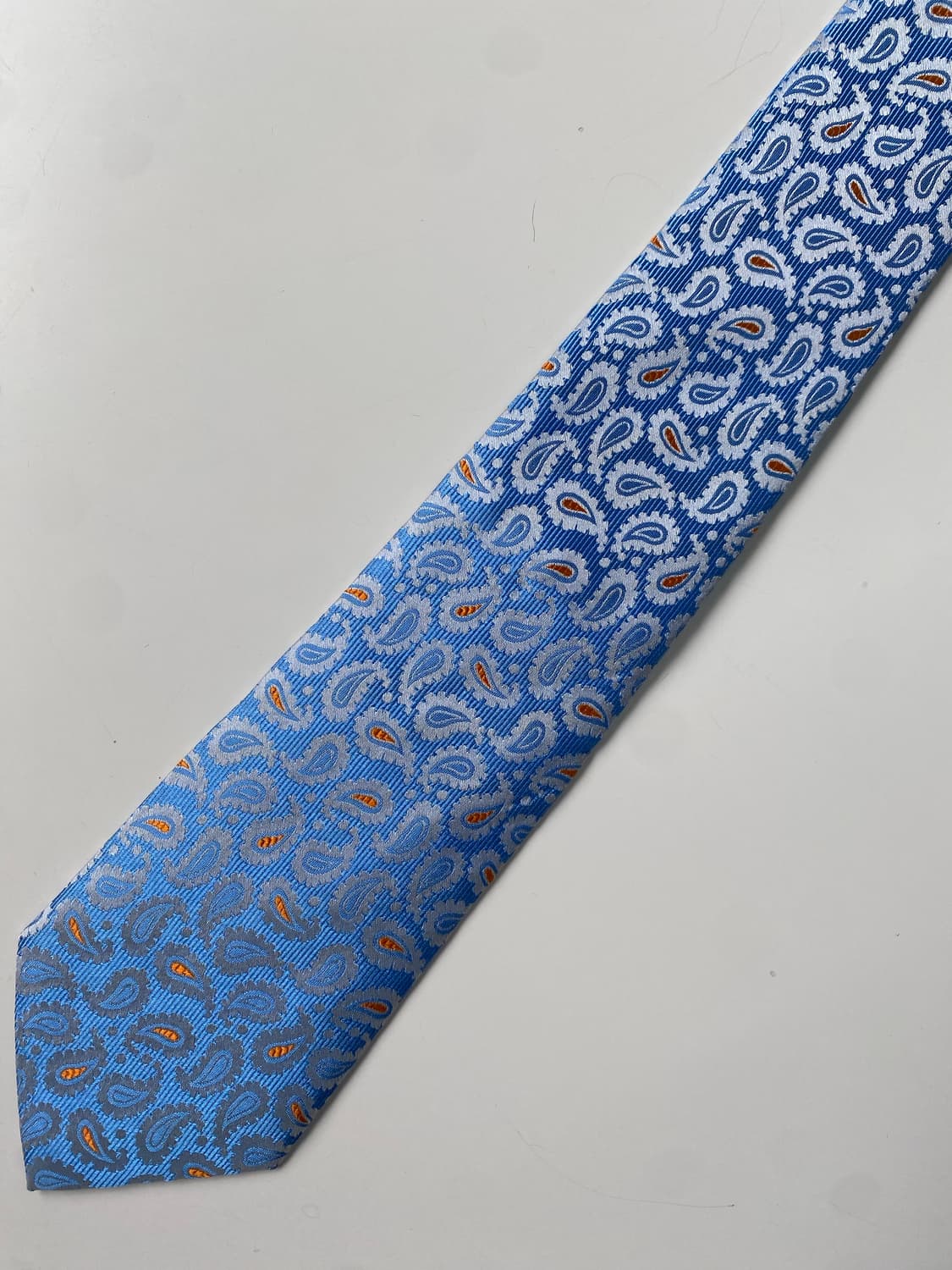 알마니 명품 정품 페이즐리 넥타이(ARMANI) 8.2cm 상품이미지6