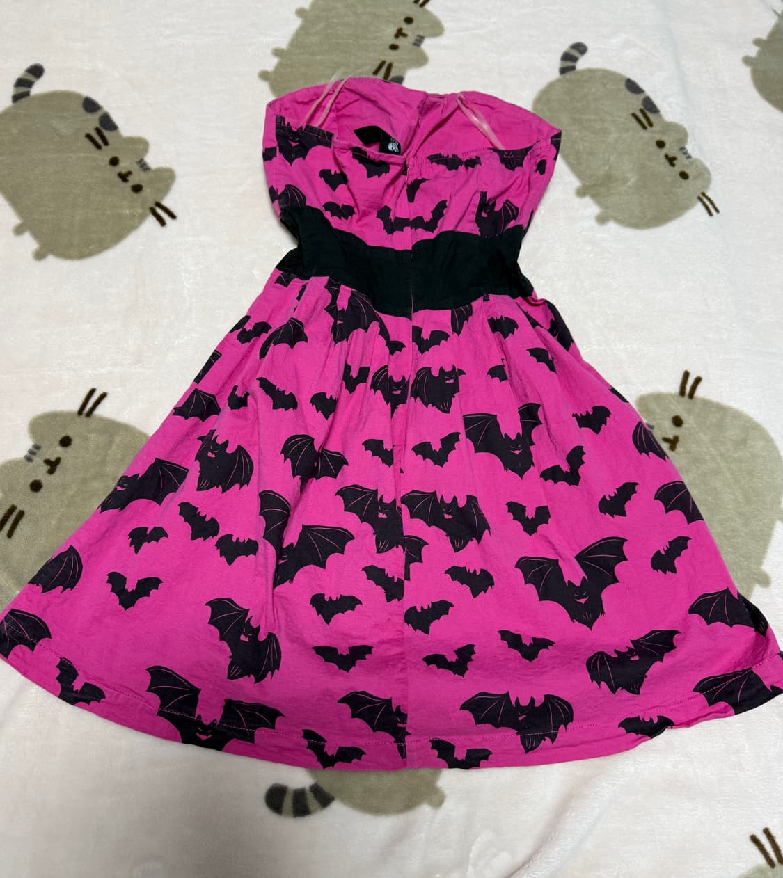 핑크 박쥐 미니드레스 상품이미지3