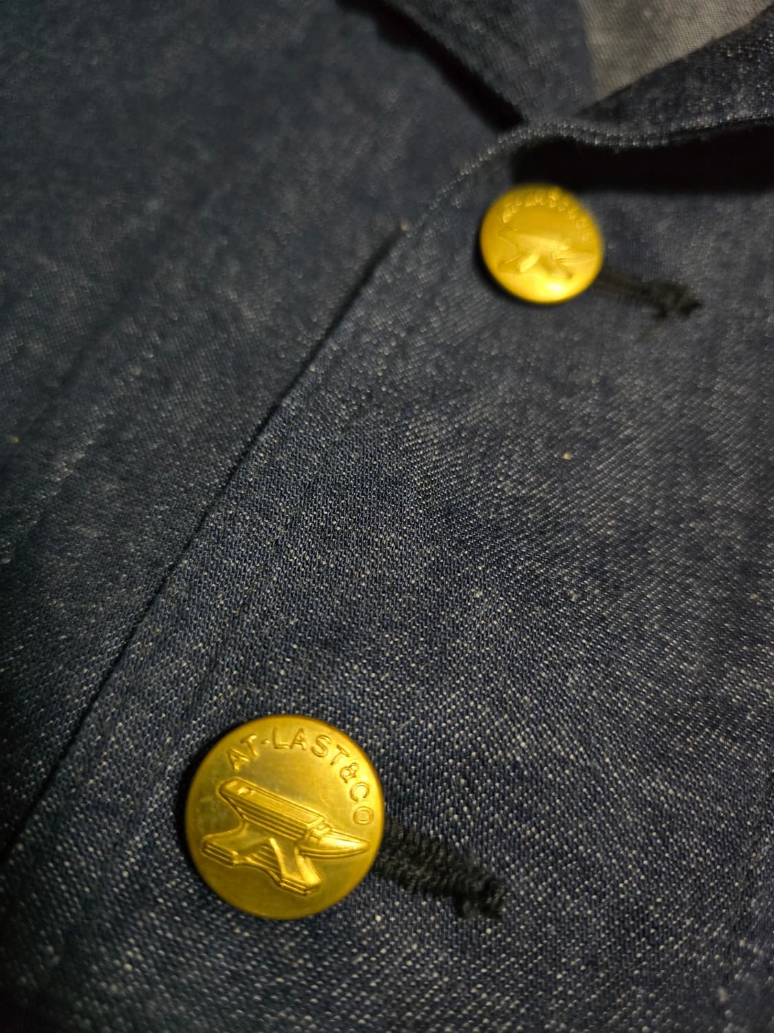 타임원클로딩 엣라스트 엣라코 데님 초기 세일러 커버올자켓44 부처프로덕츠 상품이미지5