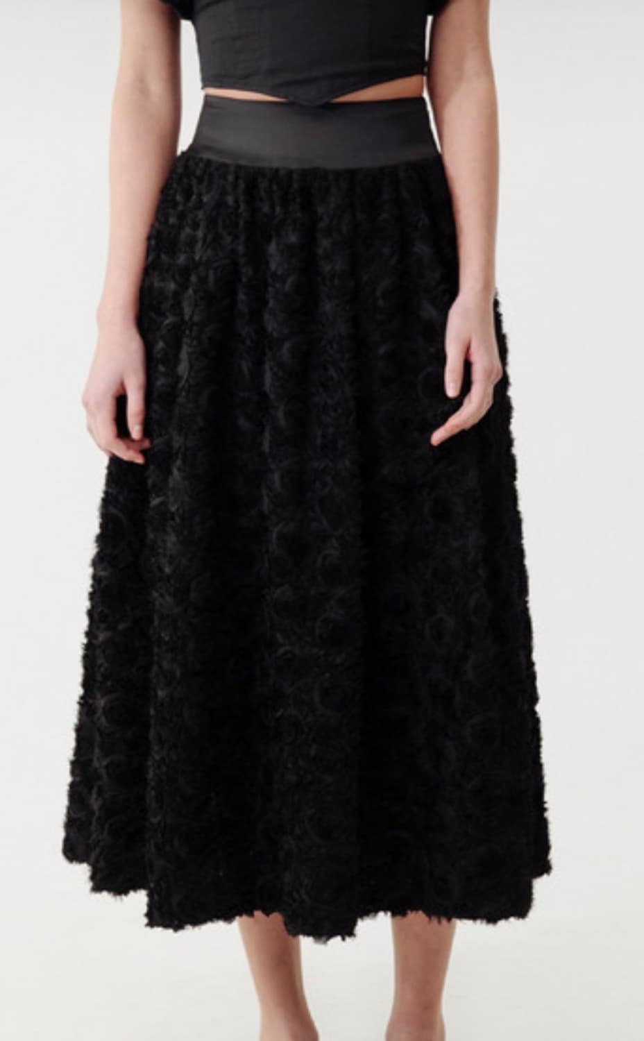 더티스 로즈셔링 롱스커트 판매해요 상품이미지1