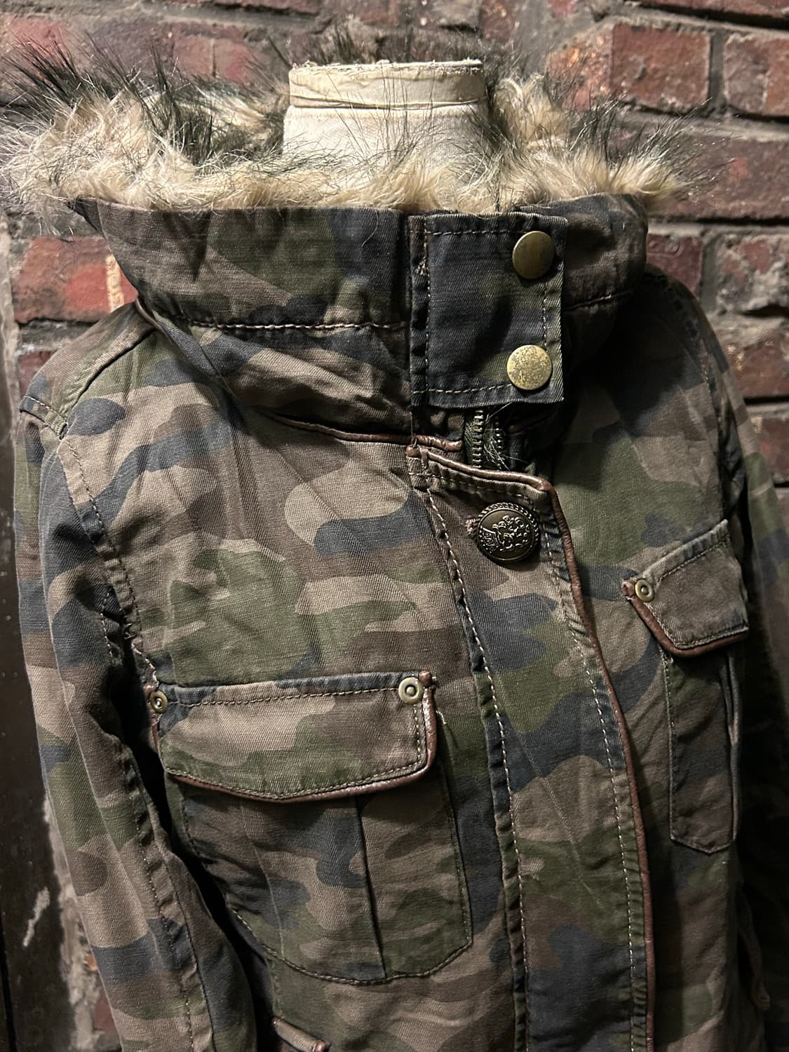 * Archive* 2000s vence 퍼 야상 밀리터리 자켓  상품이미지3