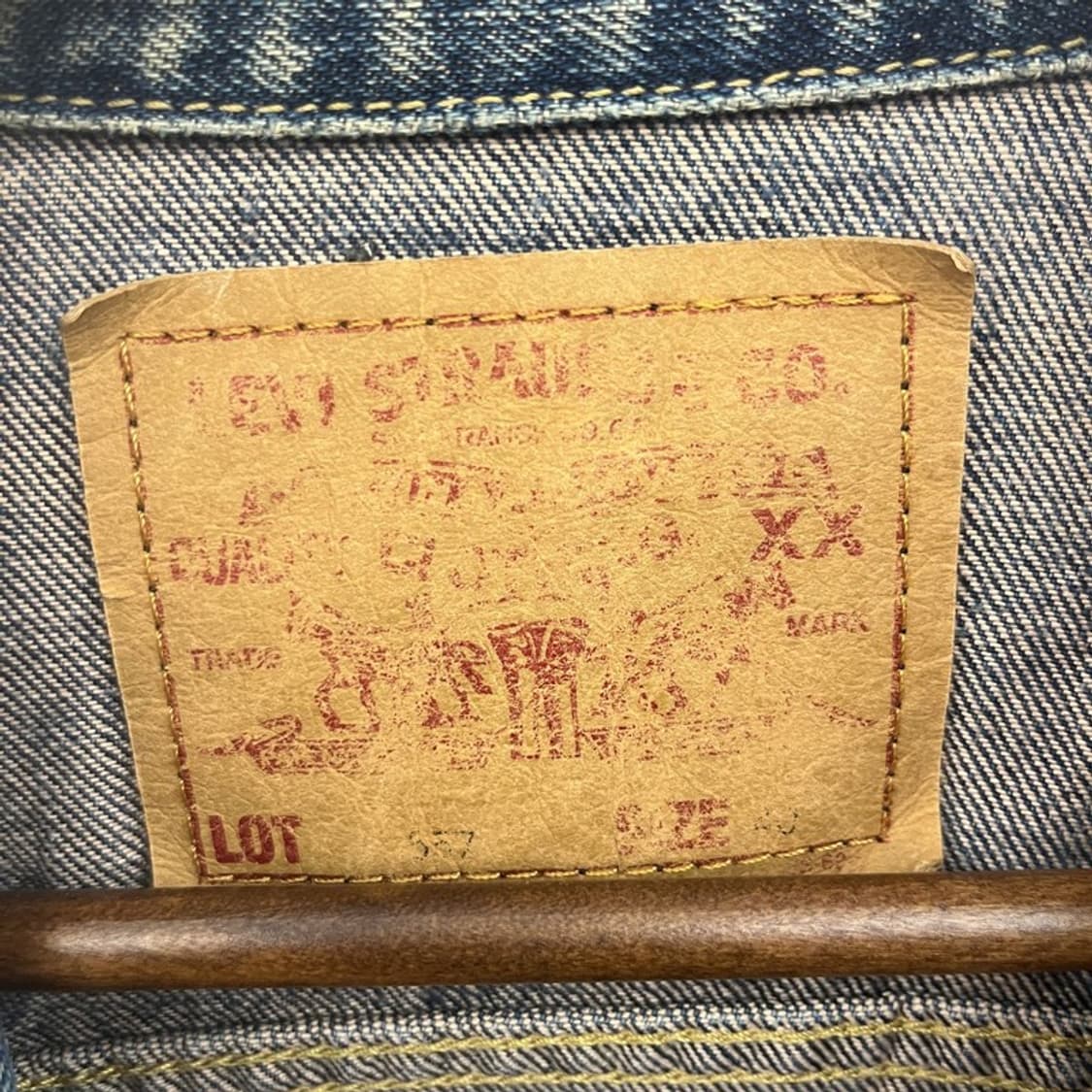 리바이스 557 컨트리 레트로 빈티지 데님자켓 95 C10799 상품이미지5