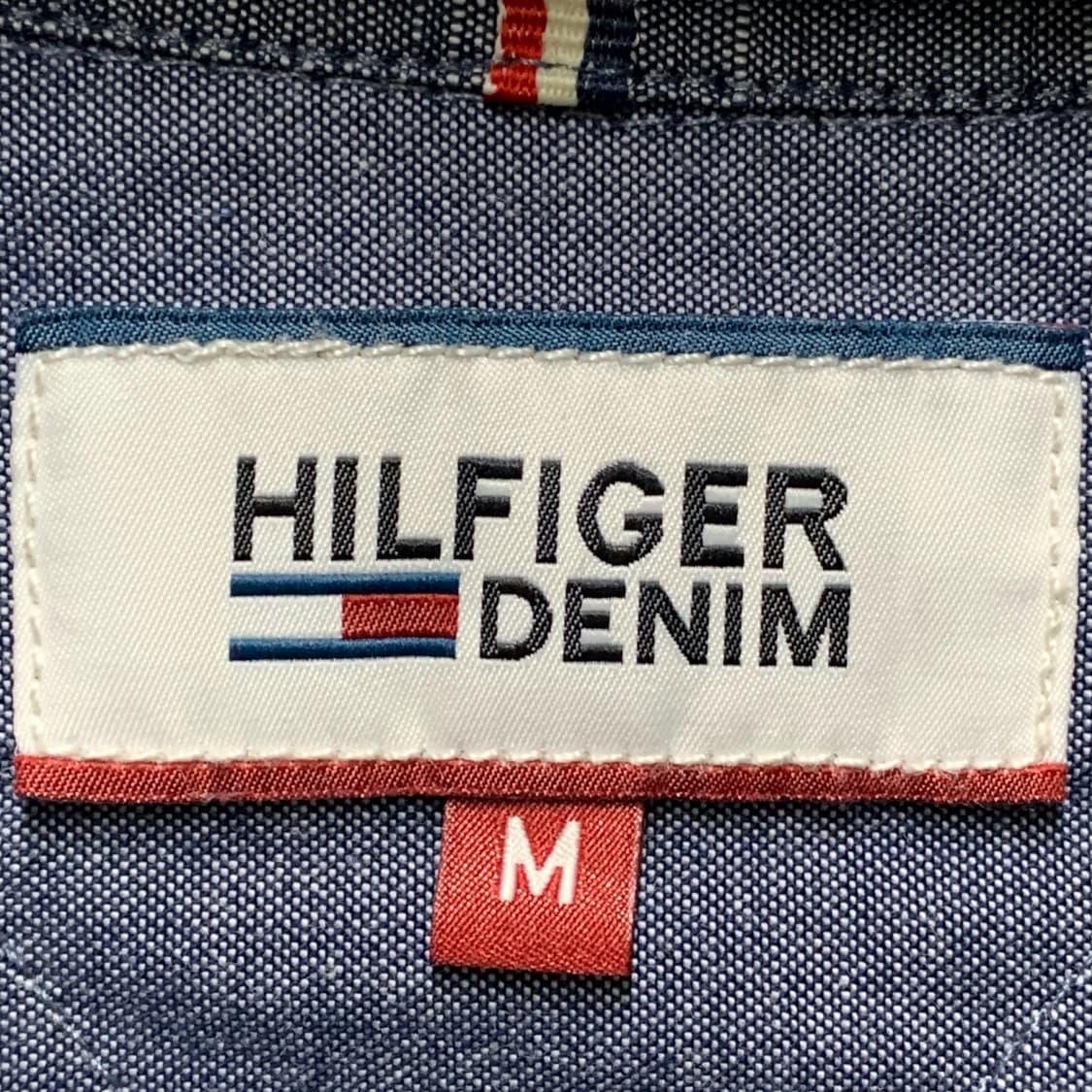 [M] 힐피거 데님 샴브레이 데님셔츠 상품이미지4
