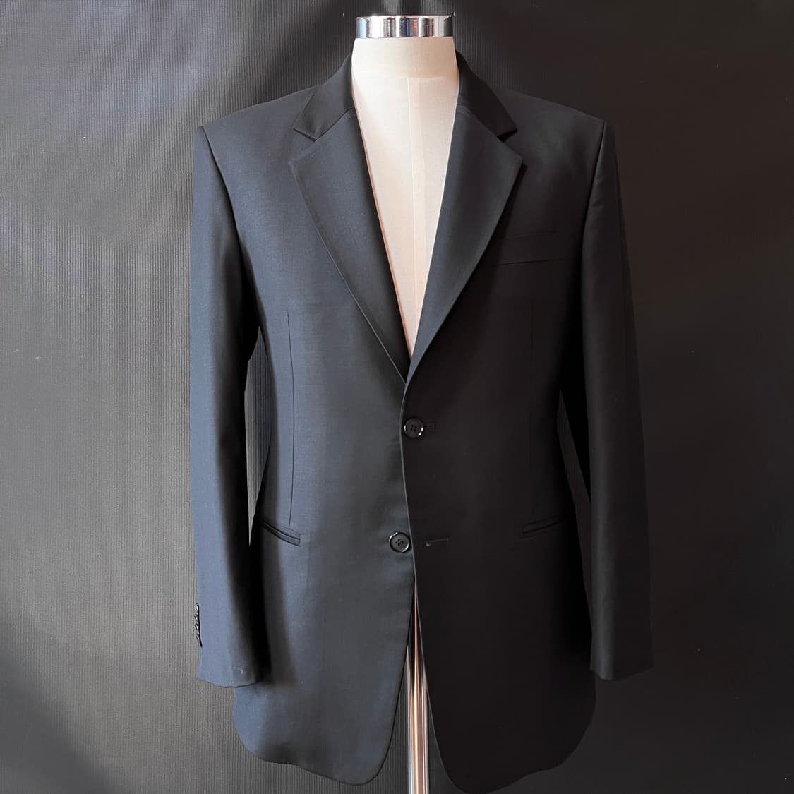 M) 90s 조르지오 아르마니 블랙 자켓 상품이미지2