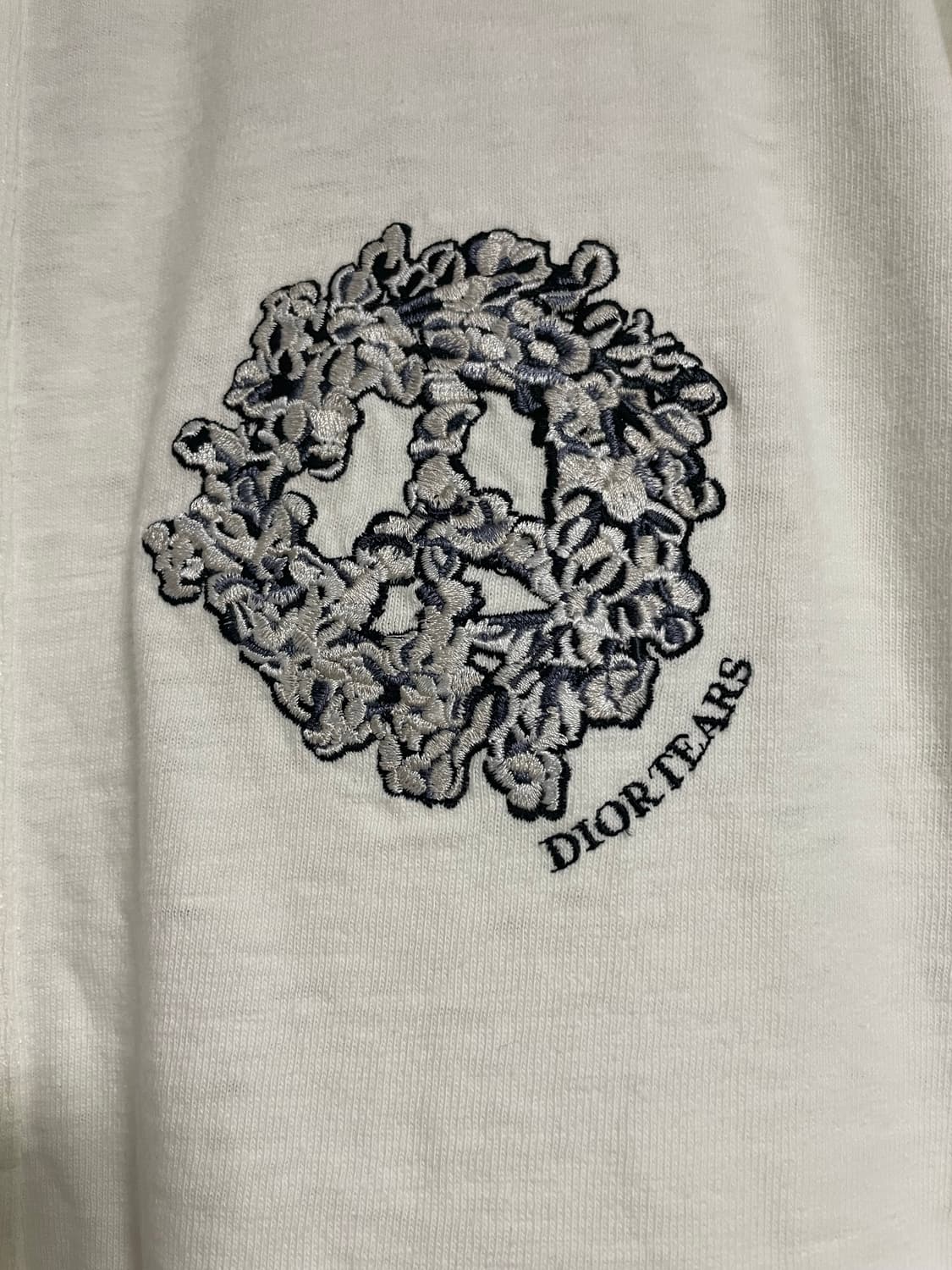 디올 데님 티어스 반팔 폴로 셔츠 XL 상품이미지2