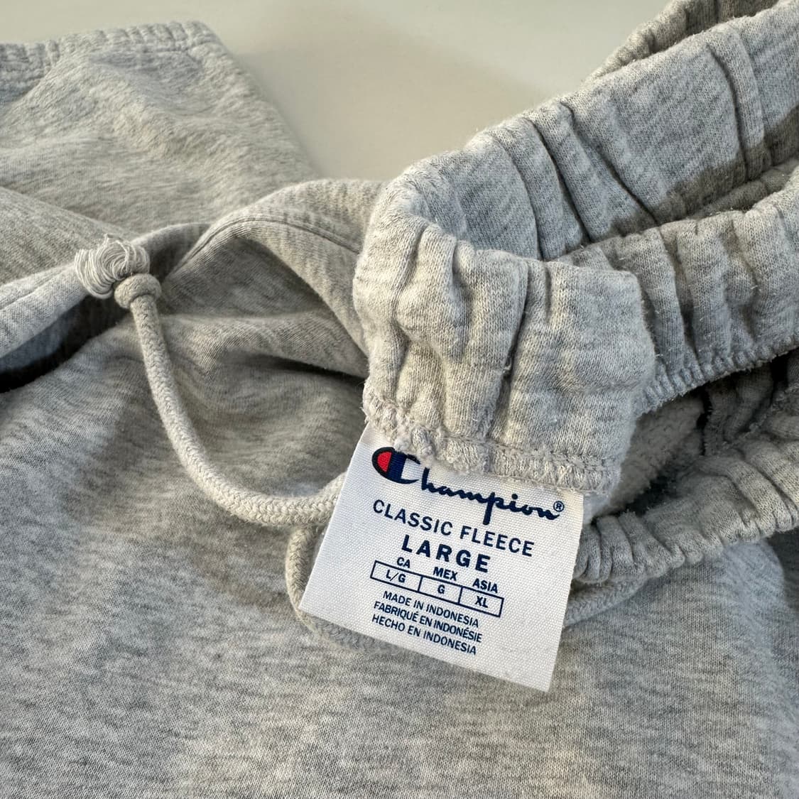 L 챔피온 멜란지그레이 루즈핏 스웻 조거팬츠 상품이미지3