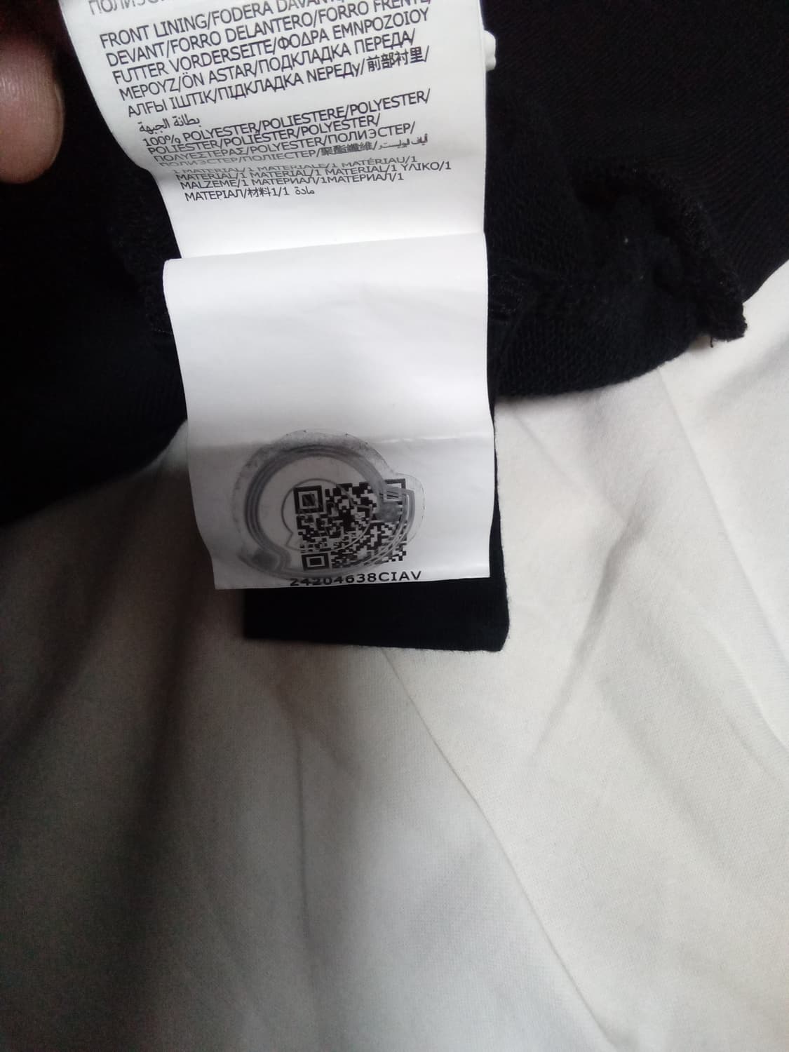 몽클레어 로고 패치 블랙 코튼 맨투맨 상품이미지7