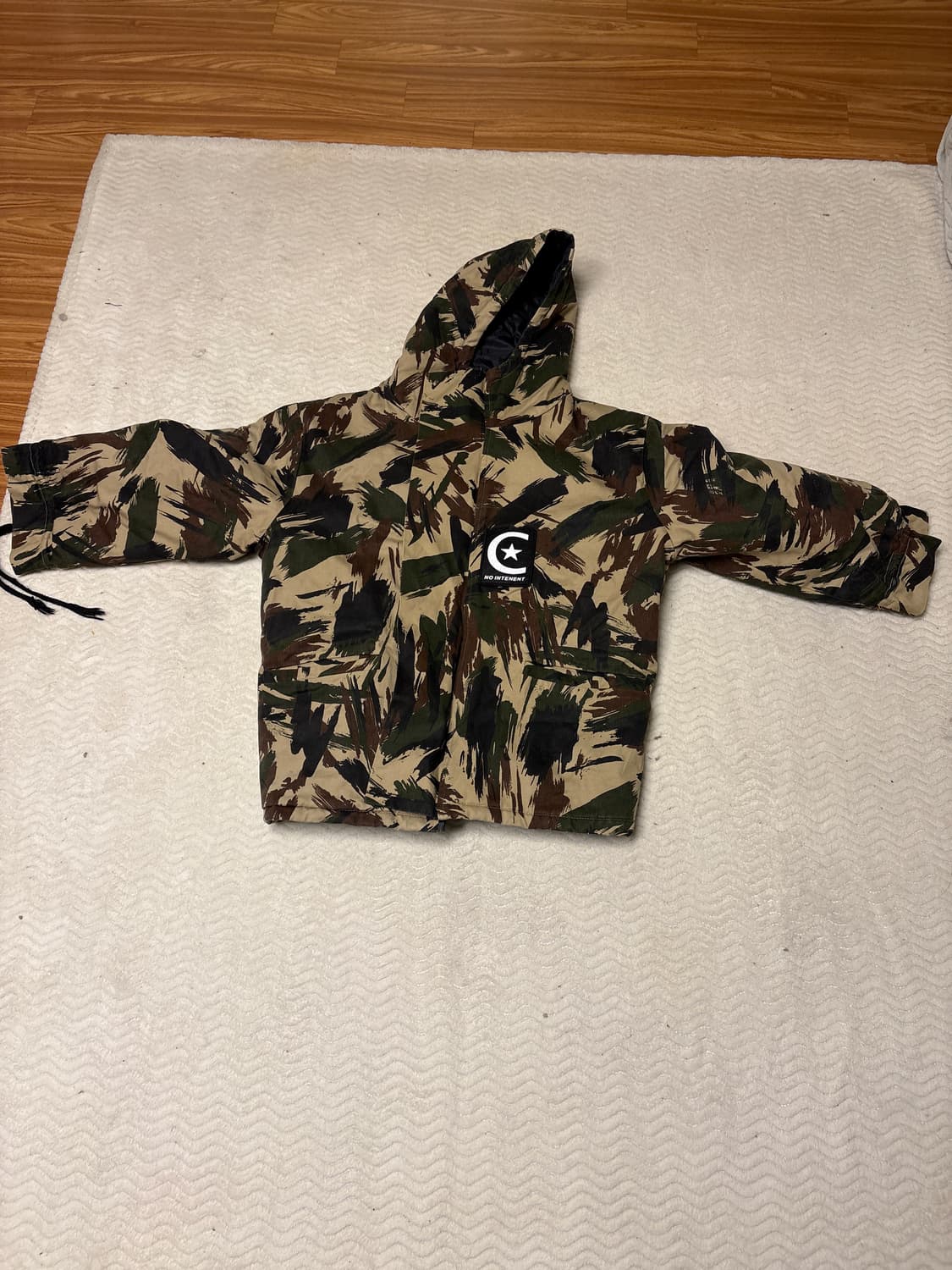 빈티지 카모 후드 재킷 상품이미지3