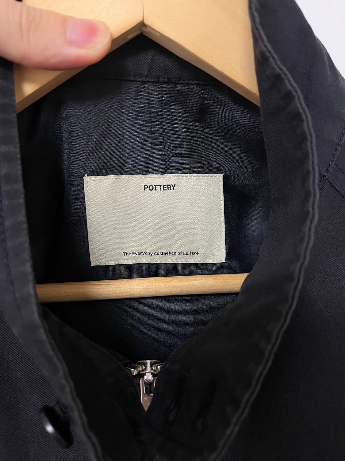 포터리 해링턴 자켓 다크네이비 2사이즈 상품이미지2