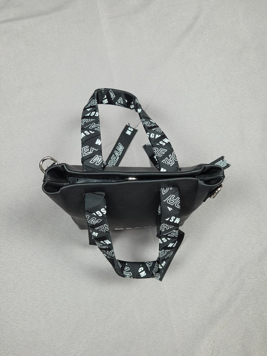 [MSGM] 드림 로고 레터링 스트랩 미니 토트백 | G00014 상품이미지4
