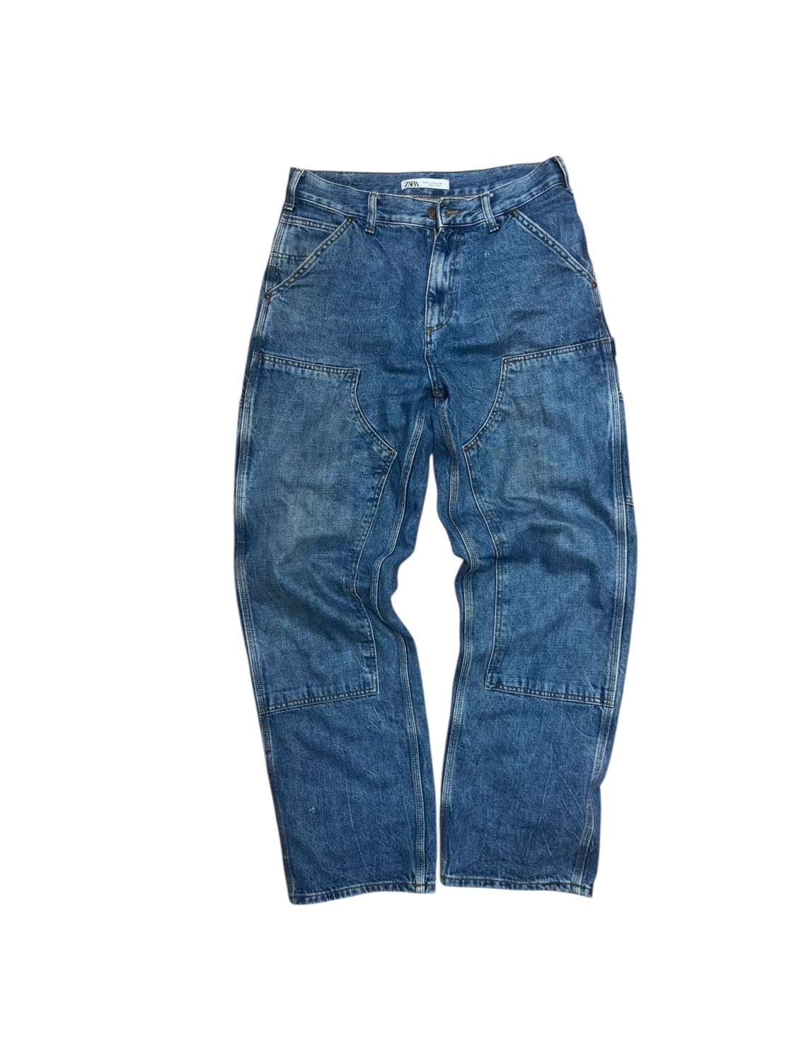 자라 더블니 카펜터 데님 상품이미지1