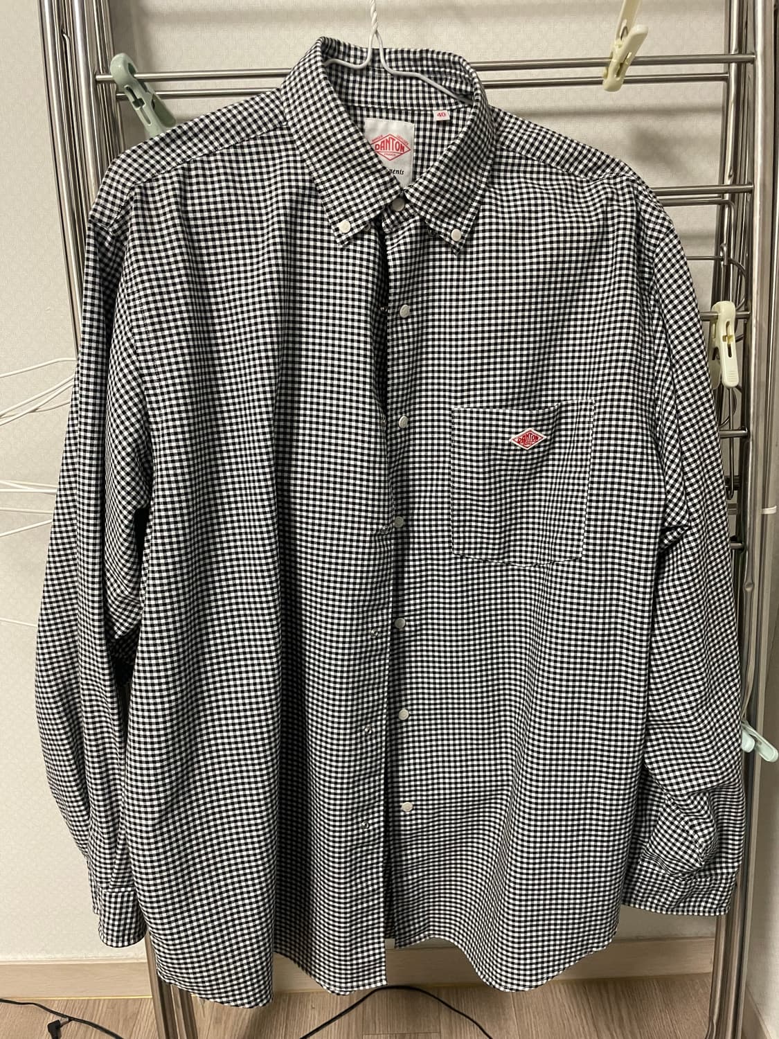 DANTON 단톤 체크 셔츠 상품이미지1