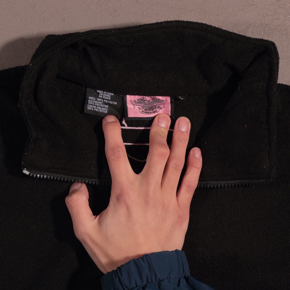 00s 할리데이비슨 후리스 집업 상품이미지4