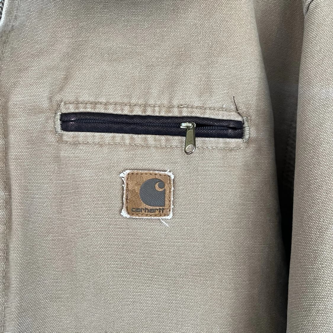 칼하트 J97 빈티지 디트로이트 자켓 카멜 상품이미지5