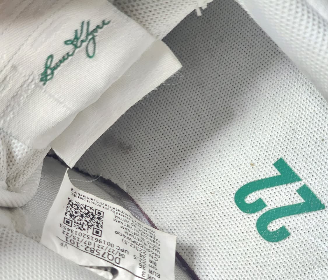 나이키 에어포스 1 40주년 흰/녹 상품이미지7