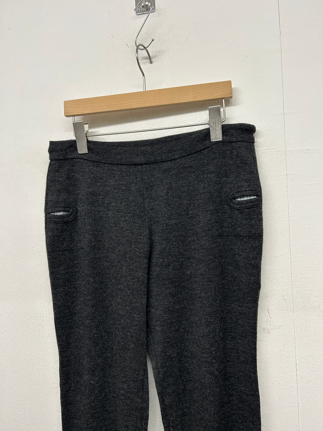 Y’s by 요지야마모토 9부 울 팬츠 상품이미지2