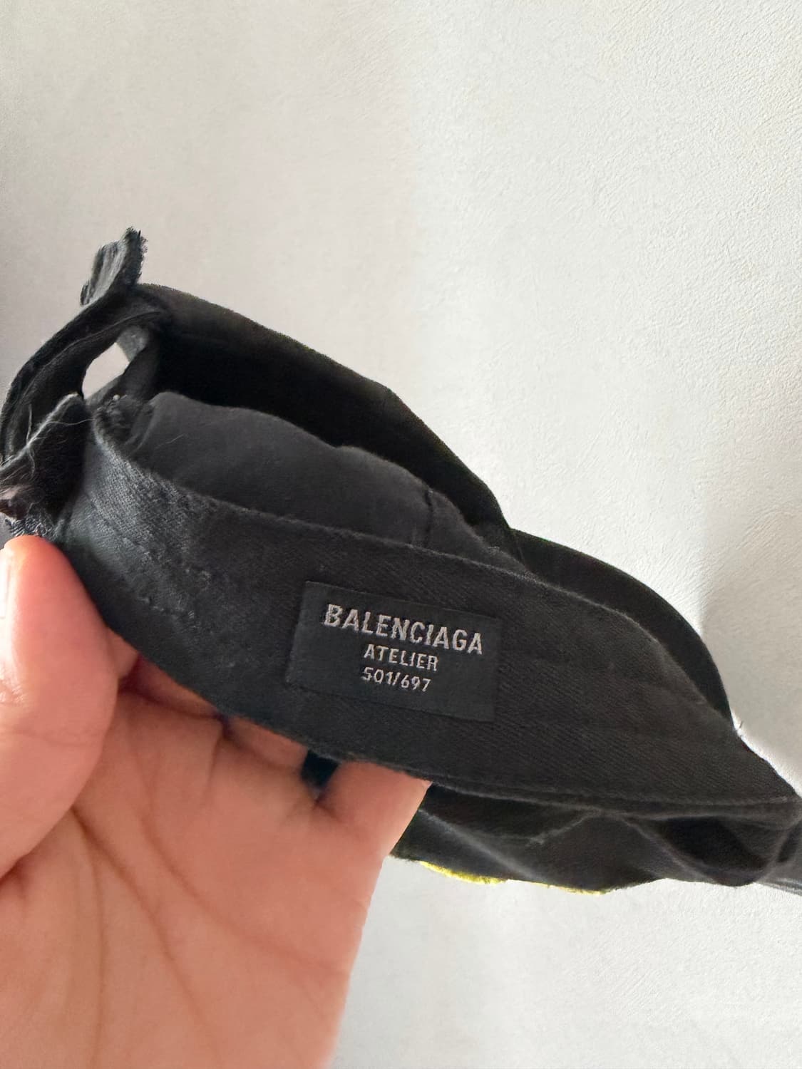 발렌시아가 업사이클캡 다크 그린 상품이미지3