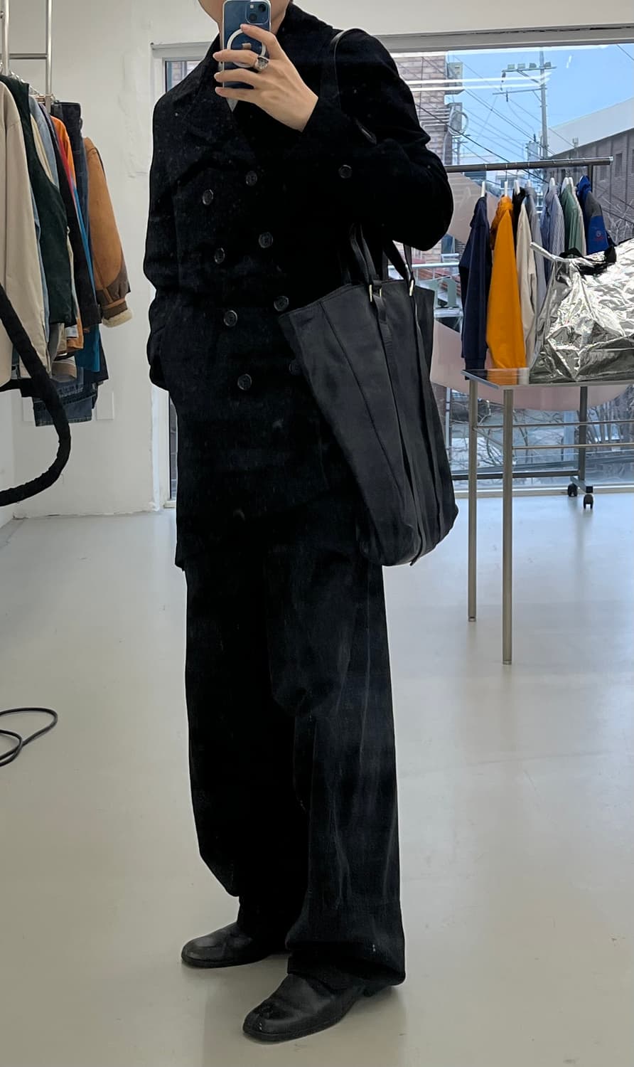 comme des garcons homme plus 사선 피코트 상품이미지8